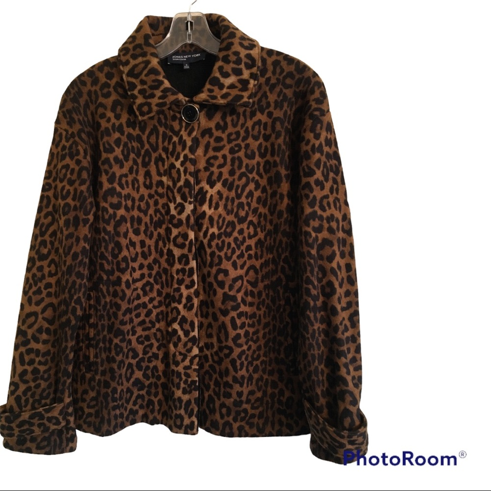 Leopard Double-faced Wool Jacket